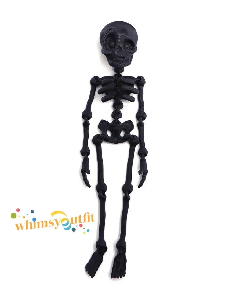 3D Printed Vintage Skeleton Magnetic Figurine B / JM