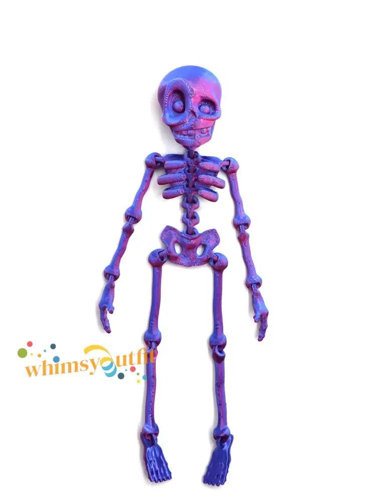 3D Printed Vintage Skeleton Magnetic Figurine C / JM