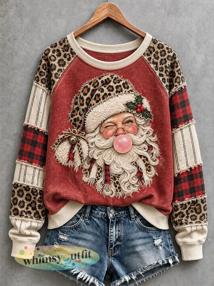Funny sweatshirt voor dames - Rood / S