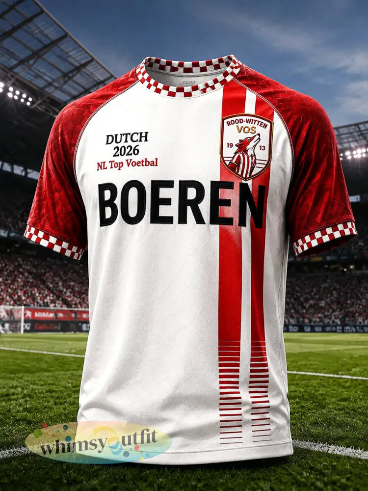 Heren Eredivisie PSV Eindhoven Print T-shirt - Wit / S