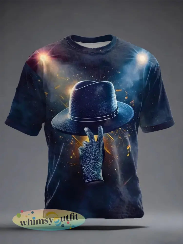 Heren T-shirt geïnspireerd door popmuziek - als foto / S