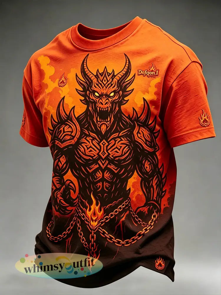 Heren-T-shirt met print van het Defqon.1-muziekfestivalelement - A / S