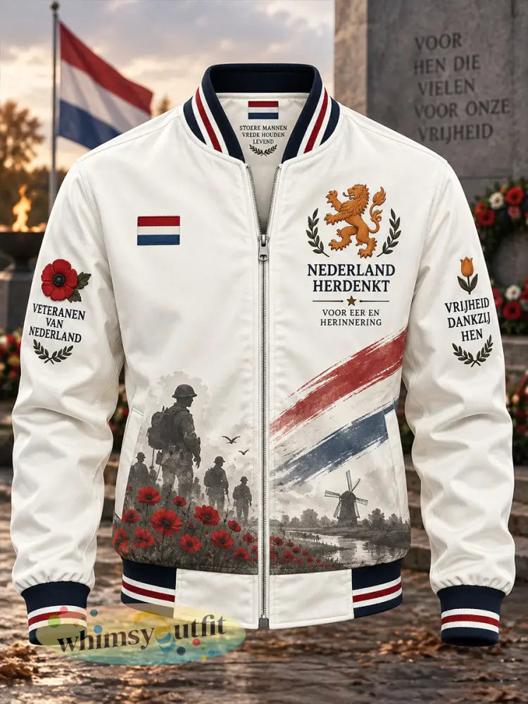 Herenjack met herdenkingsprint - A / S