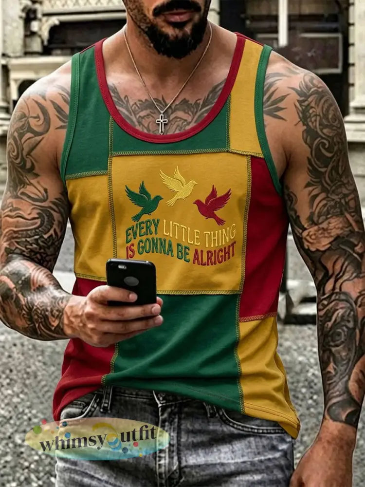 Herenreggaetanktop - als foto / S