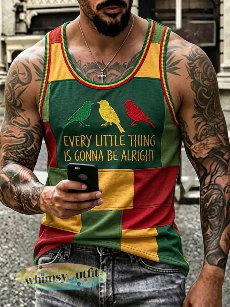 Herenreggaetanktop - als foto / S