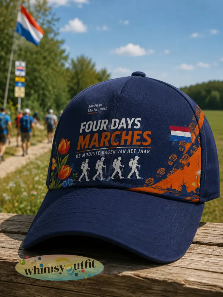 Hoed met grafische print van het ‘Vierdaagse’-festival - A / ÉÉN
