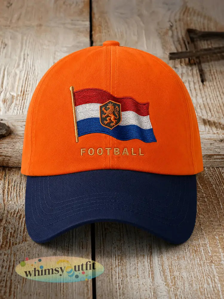 Hoed met Leeuw- en Voetbalprint - A / ÉÉN