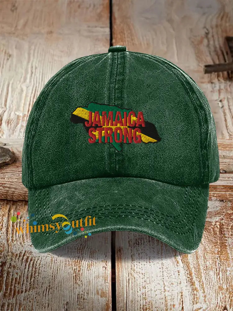 Jamaica Strong Retro Baseball Cap Multicolour / 58CM