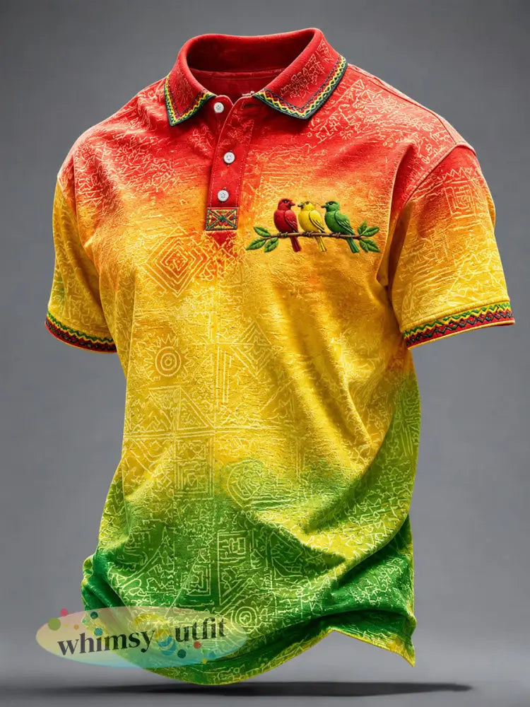 Mannen elk klein ding gaat het goed met print casual T-shirt - als foto / S