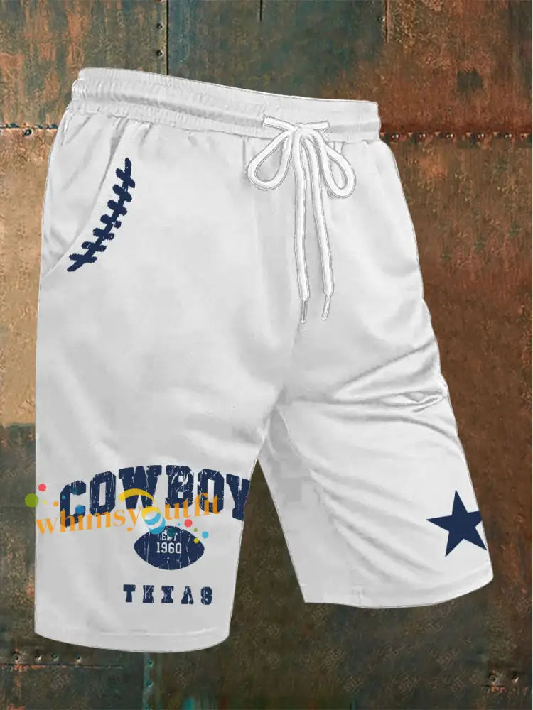 Men’s American Football Shorts White / S