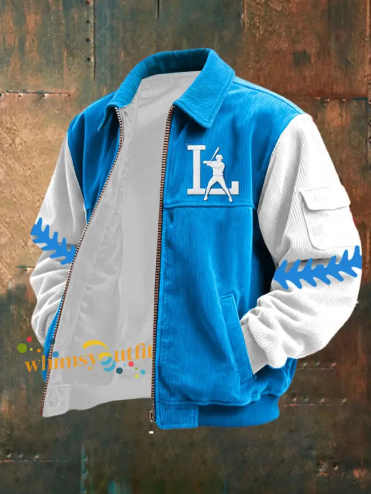 Men’s Baseball Jacket Blue / S