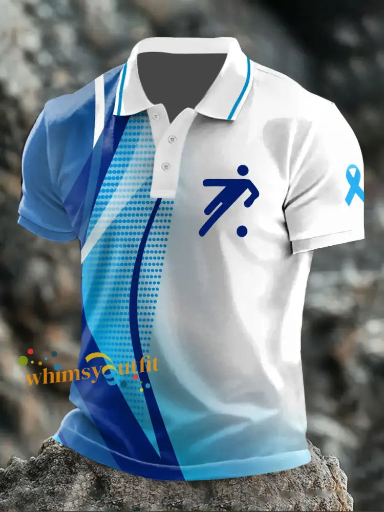 Men’s cheers on the team fighting prostate cancer tops Blue / S