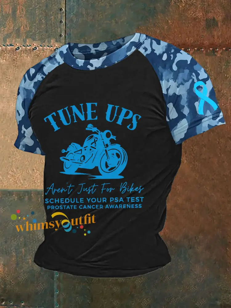 Men’s Prostate Cancer Awareness Print T Shirt Black / S