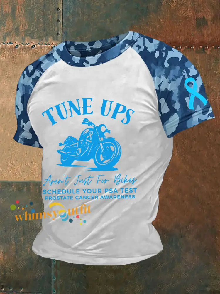 Men’s Prostate Cancer Awareness Print T Shirt White / S