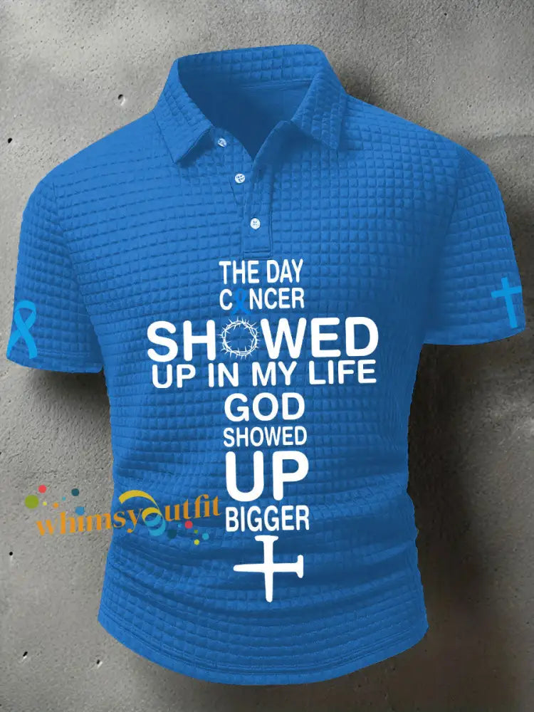 Men’s Prostate Cancer Awareness T Shirt Blue / S