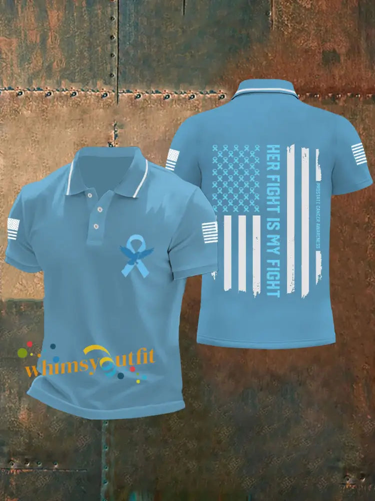 Men’s Prostate Cancer Awareness T Shirt Light Blue / S