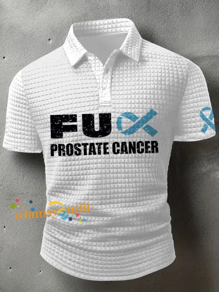 Men’s Prostate Cancer Awareness T Shirt White / S