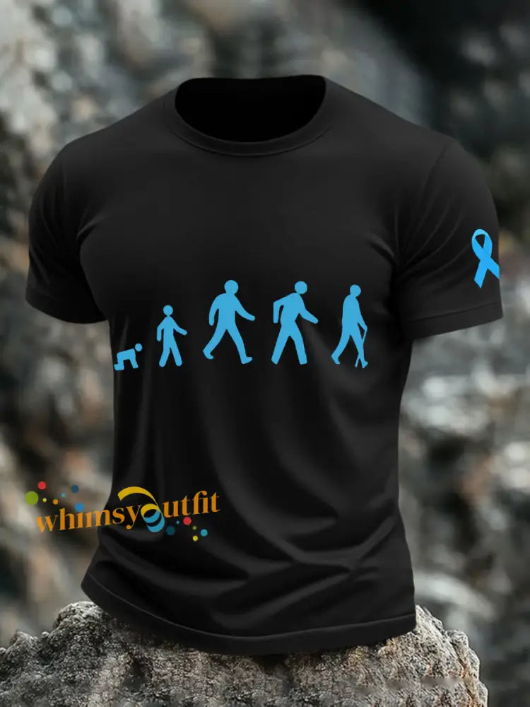 Men’s Victory Over Prostate Cancer T shirts Black / S