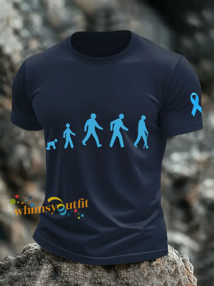 Men’s Victory Over Prostate Cancer T shirts Navy Blue / S