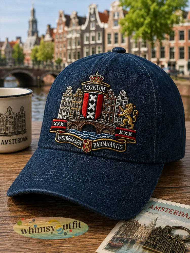 Muts met herdenkingsprint van de stad - A / ÉÉN