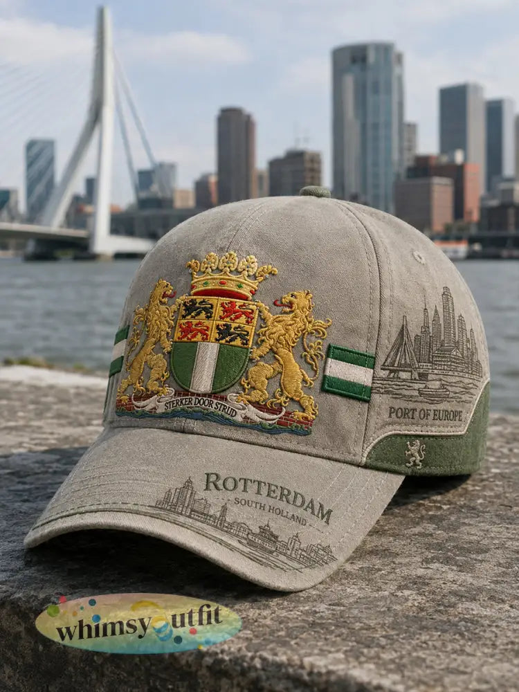 Muts met herdenkingsprint van de stad - A / ÉÉN