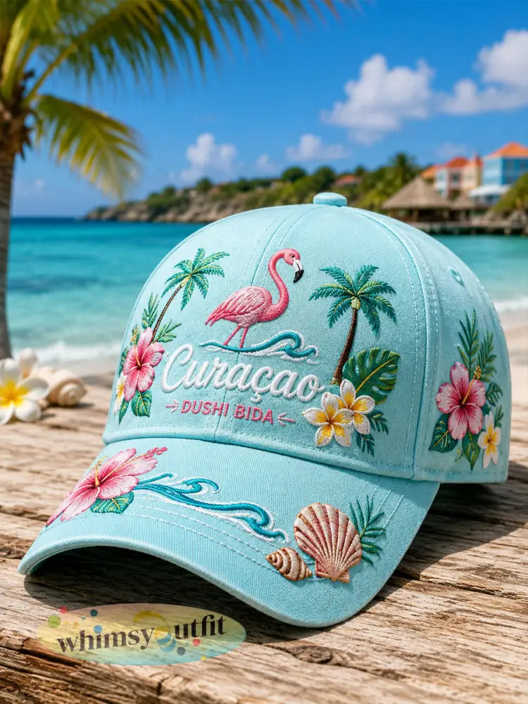 Muts met prints in eilandvakantiestijl - A / ÉÉN