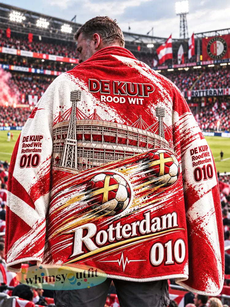 Nederland Feyenoord Voetbal Graffiti-Print Dekbed - Veelkleurig / ÉÉN