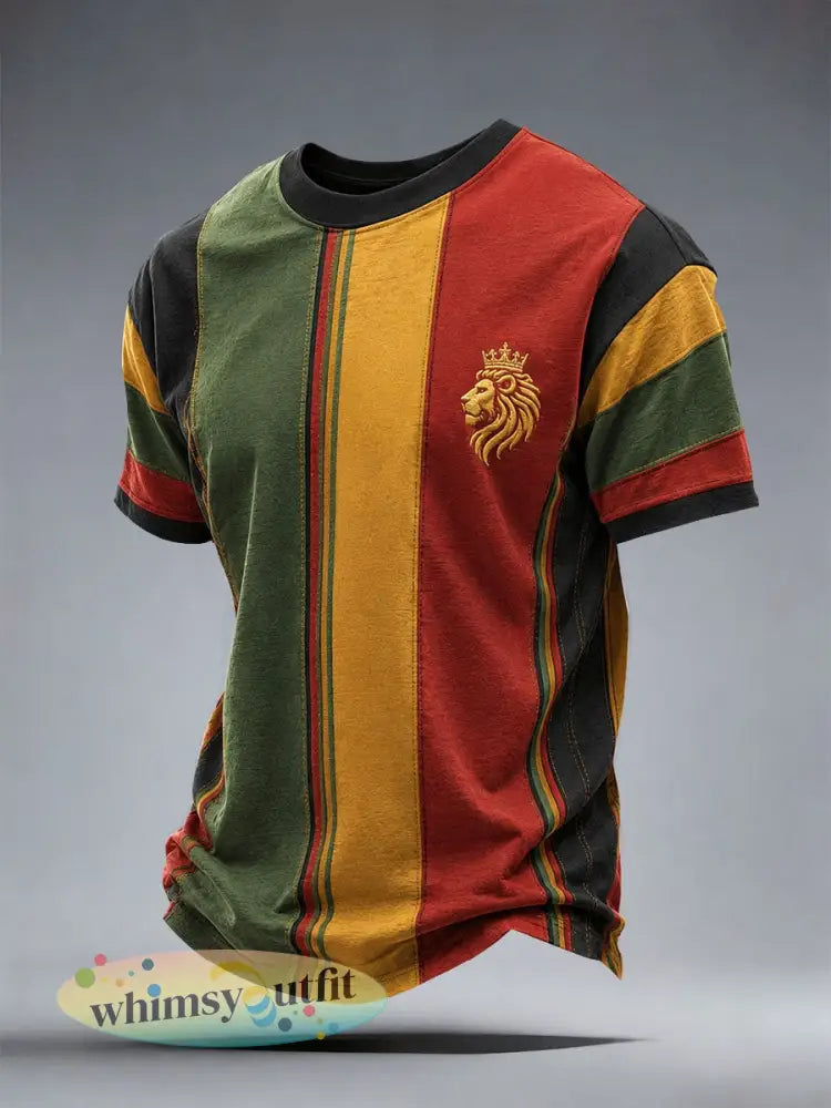 Reggae T-shirt voor heren - als foto / S