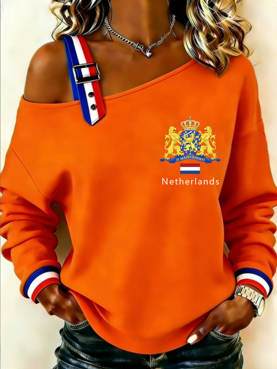 Dames Konings Dag Sweatshirt