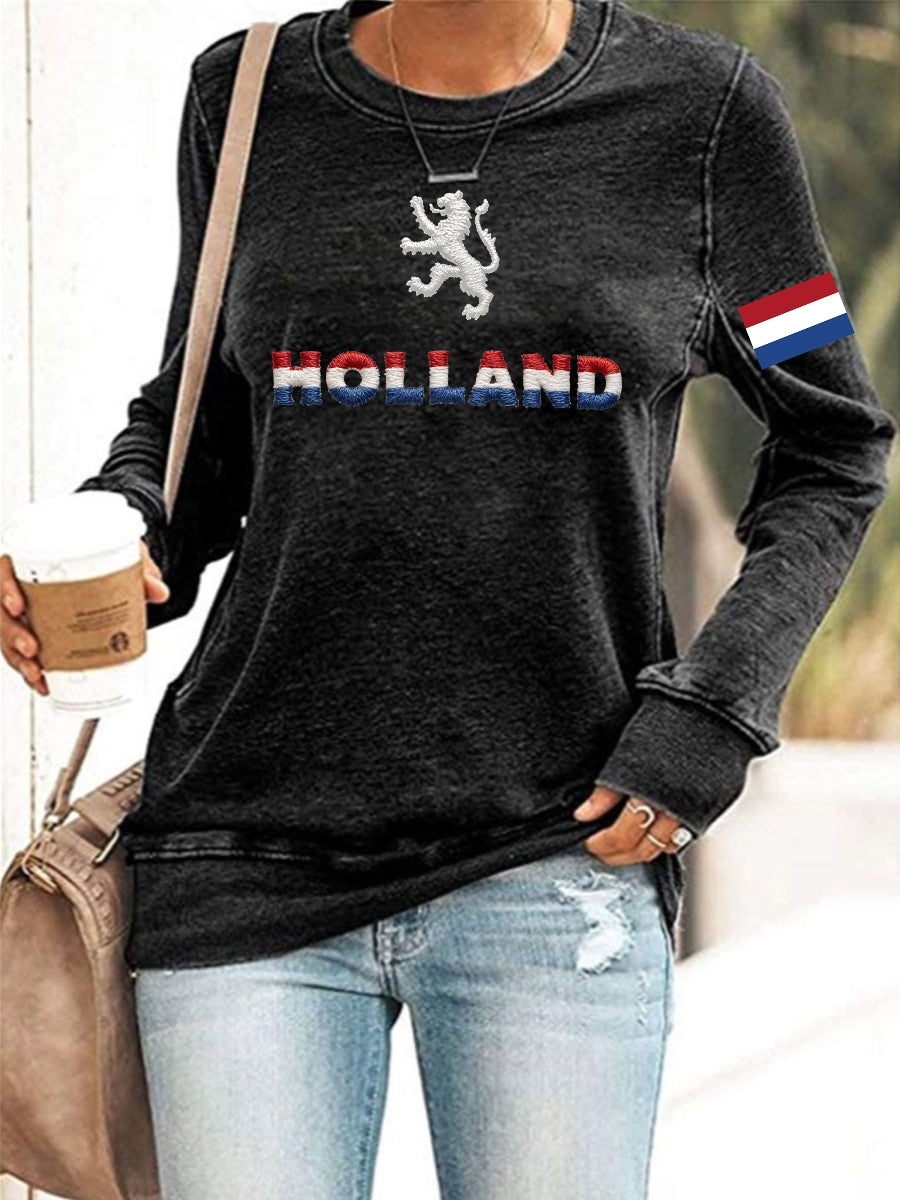 Koningsdag sweatshirt voor dames