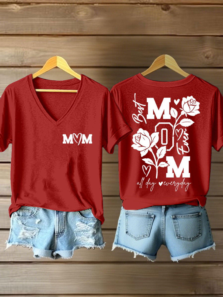 Vrouwen Moederdag Gedrukt Casual T-shirt