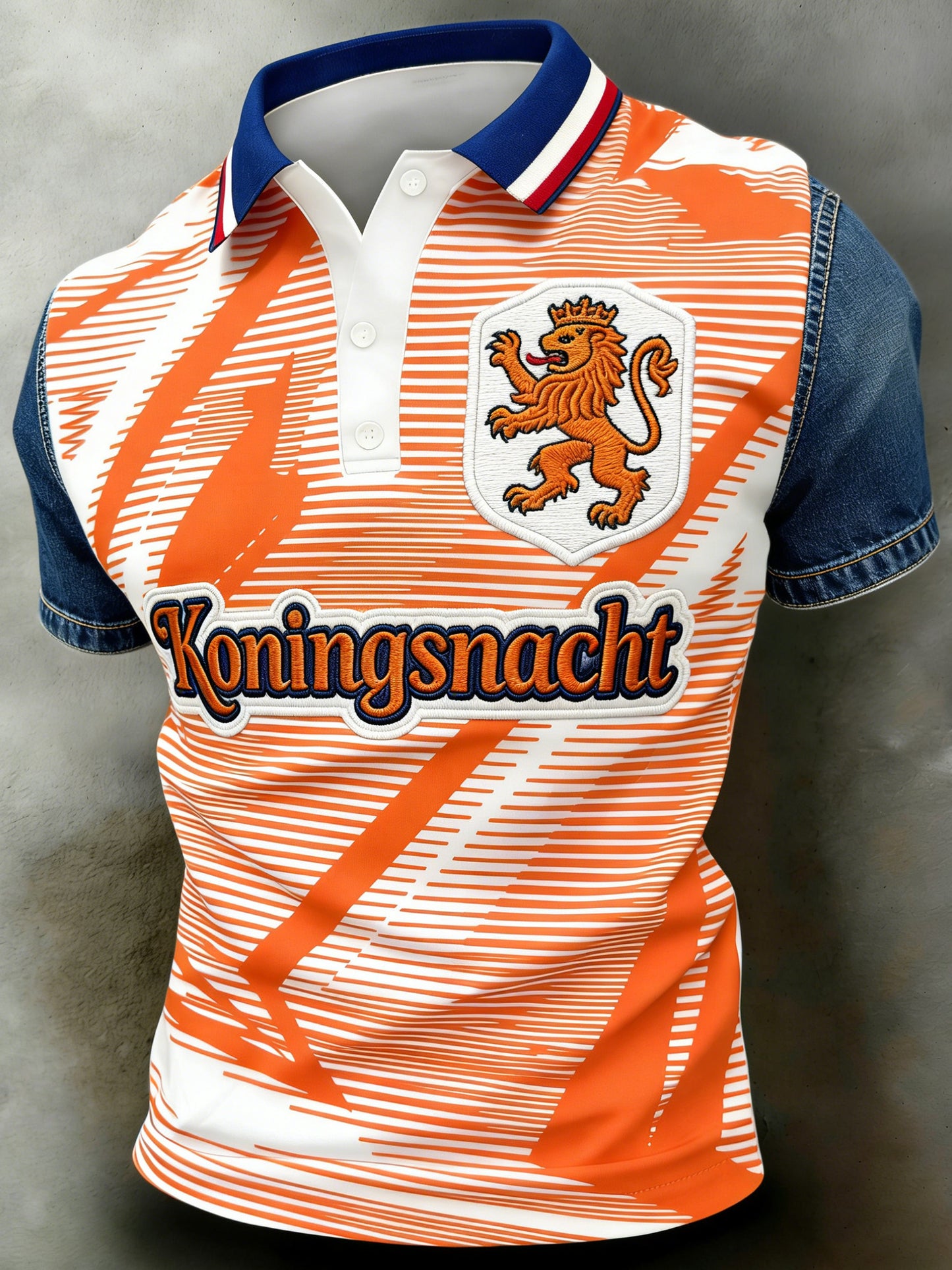 Herdenkingsdag Herinneringskunstprint polo voor heren