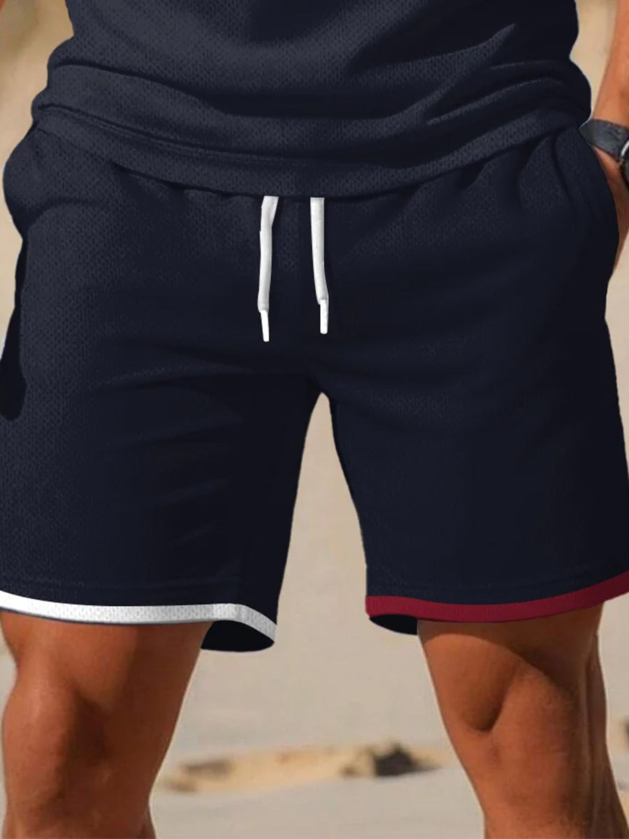 Casual zakelijke poloset met korte mouwen voor heren