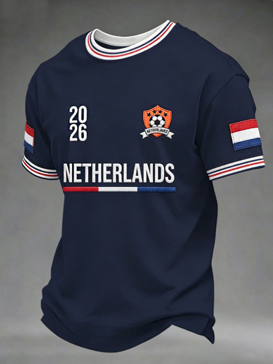 Heren t-shirt met korte mouwen