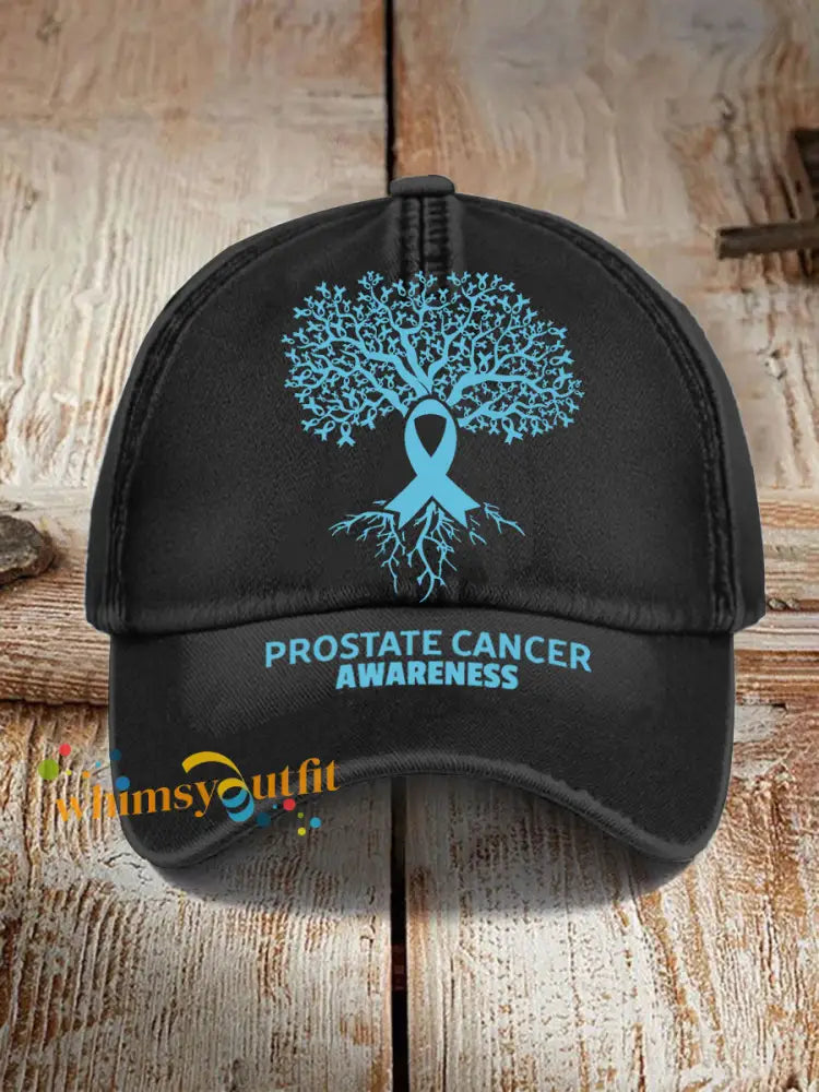 Unisex Prostate Cancer Awareness hat Black / ONE