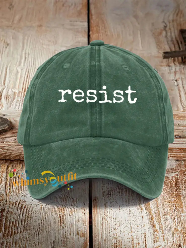 Unisex Resist Hat Green / ONE