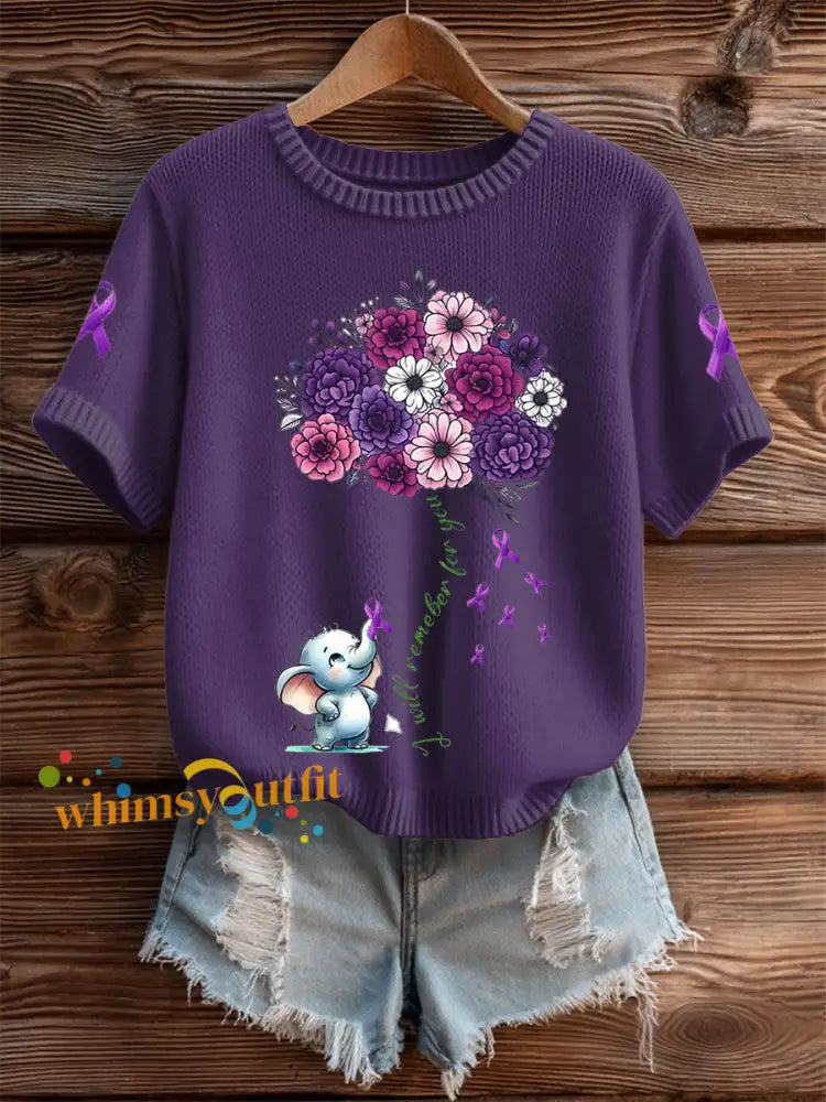 Women’s Alzheimer’s tops Deep Purple / S