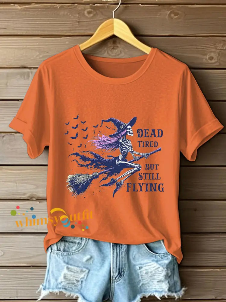 Women’s Witch T Shirt Orange / S