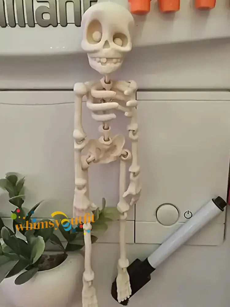 3D Printed Vintage Skeleton Magnetic Figurine