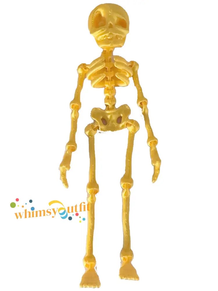 3D Printed Vintage Skeleton Magnetic Figurine A / JM