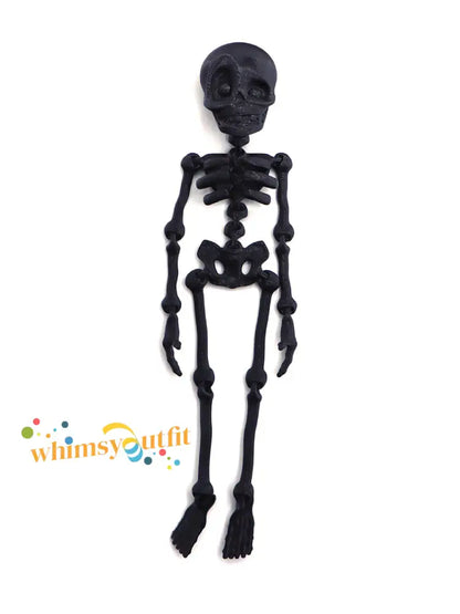 3D Printed Vintage Skeleton Magnetic Figurine B / JM