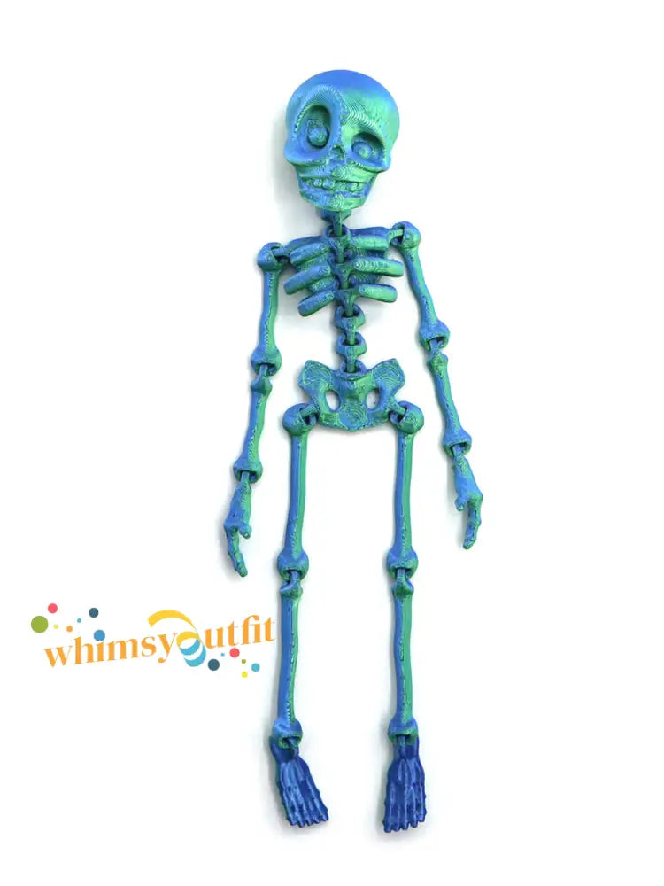 3D Printed Vintage Skeleton Magnetic Figurine D / JM