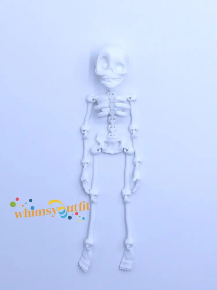 3D Printed Vintage Skeleton Magnetic Figurine G / JM