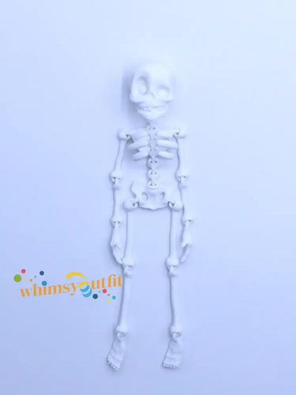 3D Printed Vintage Skeleton Magnetic Figurine G / JM