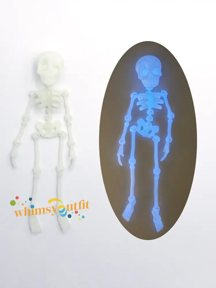 3D Printed Vintage Skeleton Magnetic Figurine J / JM