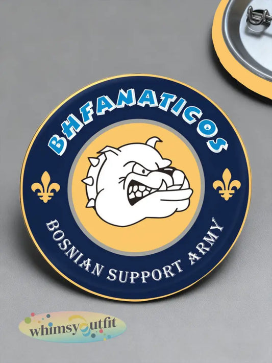 Bosnische voetballiefhebber ZMAJEVI geprinte pins - als foto / ÉÉN