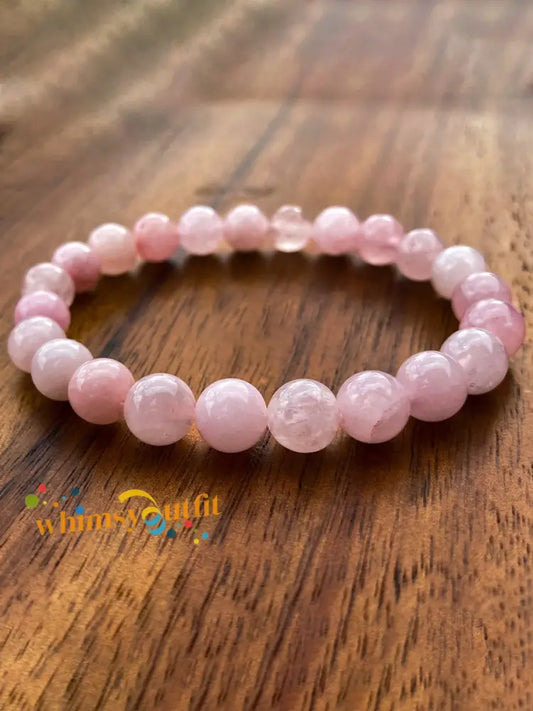 Breast Cancer Awareness Inspired Pink Bead Bracelet As picture / ONE