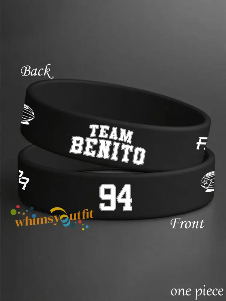 Bunny Football Music Lover Bracele Black / ONE