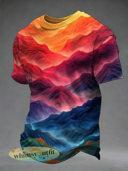 Casual t-shirt met print voor de Maand van de Mannenprijzen - als foto / S