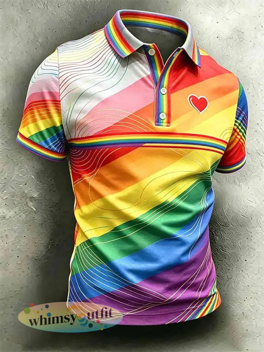 Casual top met print voor heren - als foto / S